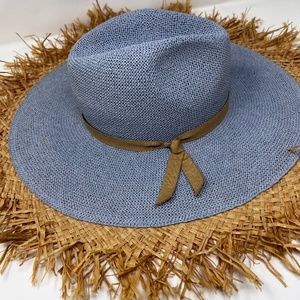 AQUA STRAW HAT